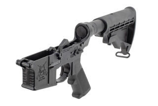 KE Arms AR-15 complete lower A2 Pistol Grip & Mil-Spec stock has a Mil-Spec trigger